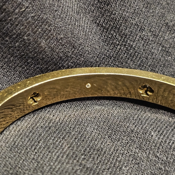 Kate Spade Spot The Spade Studded Hinged Bangle - Picture 3 of 5